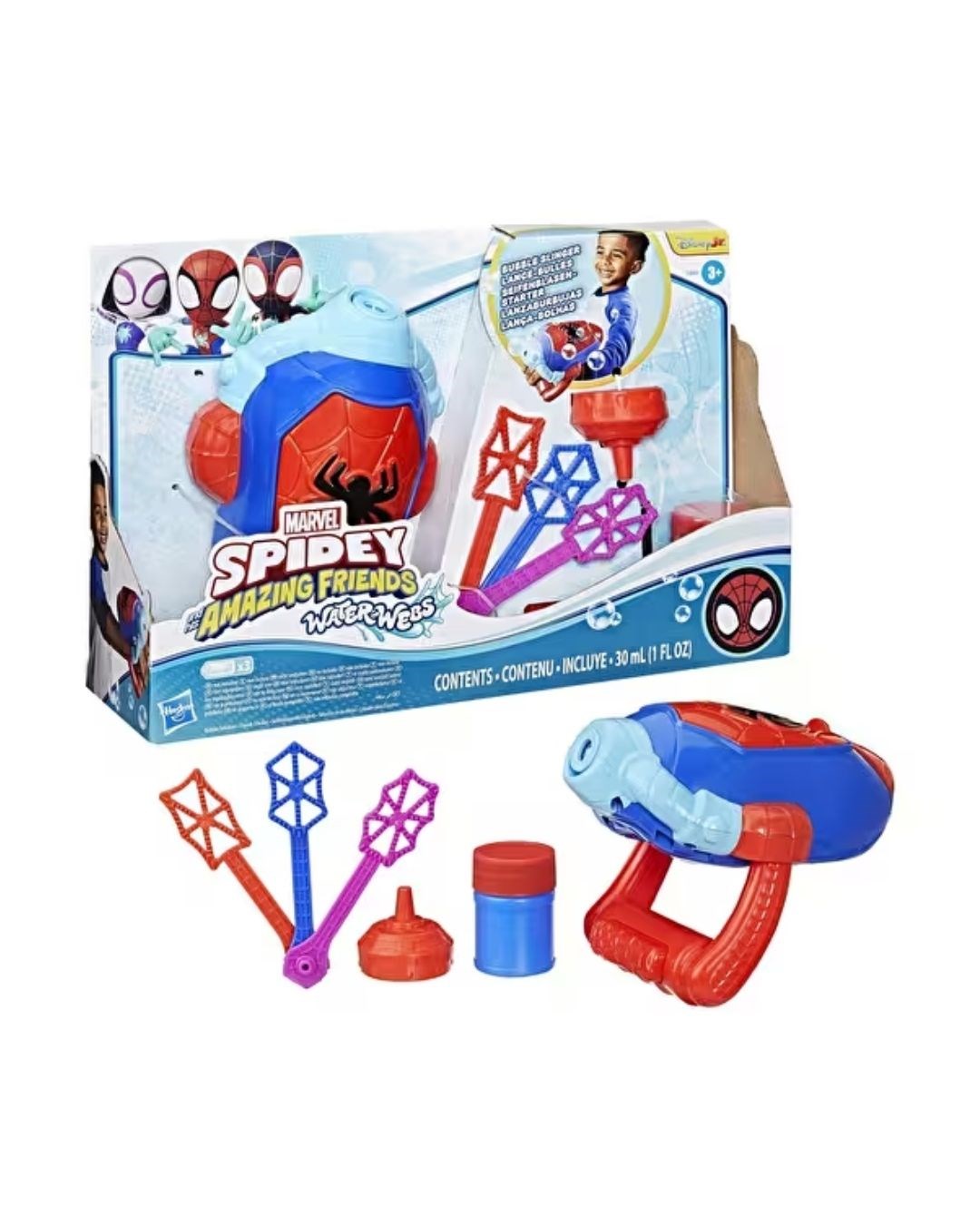 Kolleksiyon Karakterleri, Marvel Avengers, Spidey and His Amazing Friends Köpük Tabancası G0660