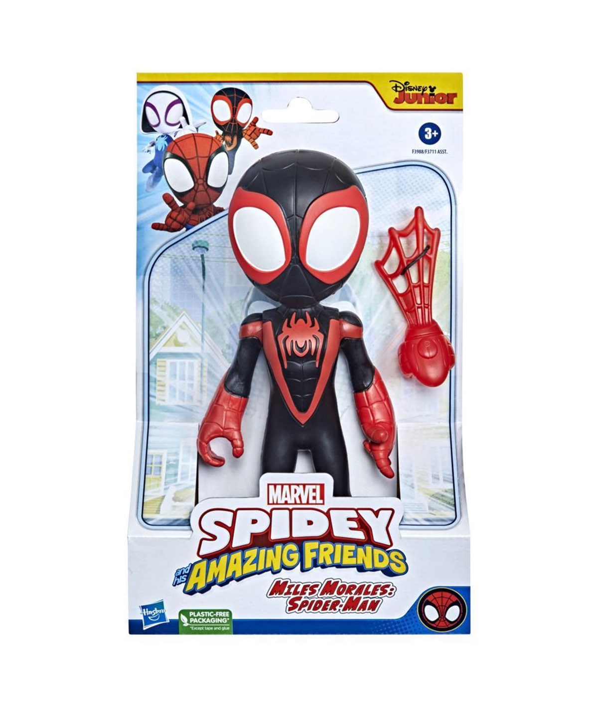 Kolleksiyon Karakterleri, AVENGERS, Spidey and His Amazing Friends Dev Figür MilesMorales F3711 F3988