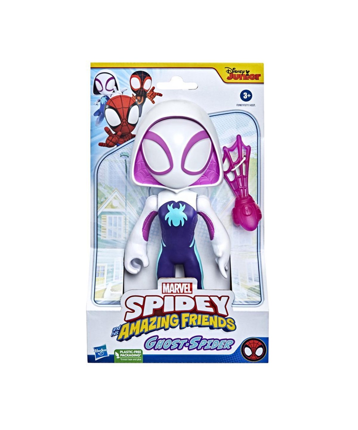Kolleksiyon Karakterleri, AVENGERS, Spidey and His Amazing Friends Dev Figür Ghost Spider F3711 F3987