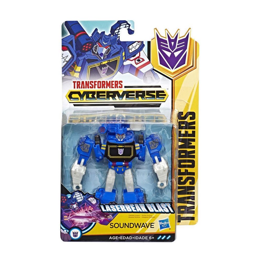 Kolleksiyon Karakterleri, Transformers, Transformers Cyberverse Figür E1884 E3637 Soundwave