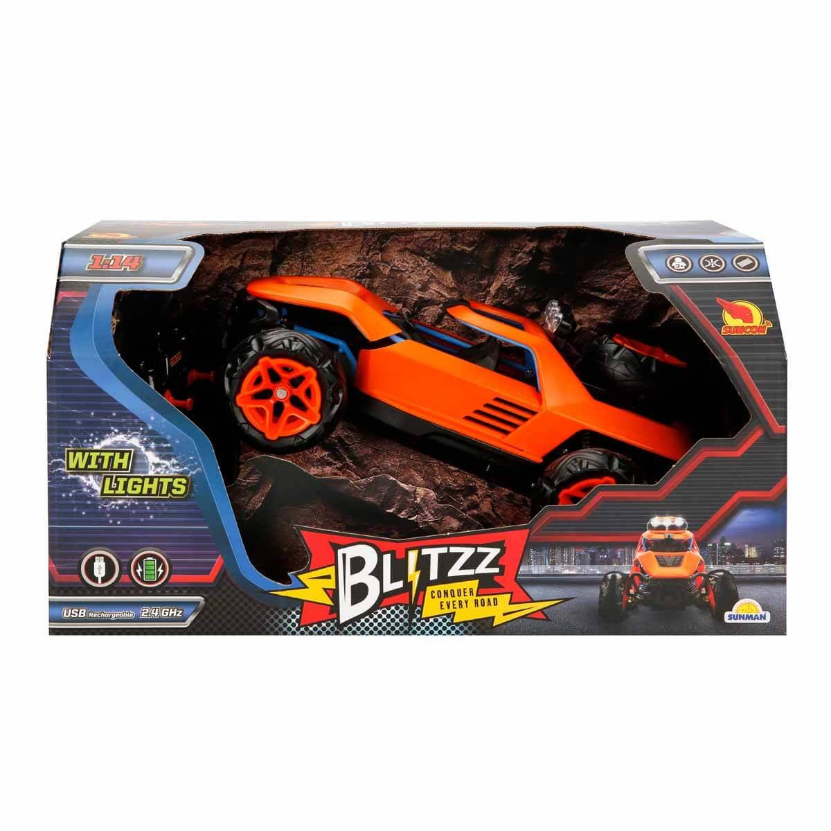 Kumandalı Arabalar, Sunman, 1:14 Suncon Blitzz USB Şarjlı Işıklı Uzaktan Kumandalı Araba 32 cm