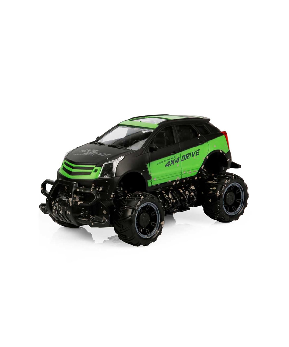 Kumandalı Arabalar, Sunman, 1:18 Uzaktan Kumandalı 4x4 Crazy Off-Road Araba 32121 Yeşil Siyah