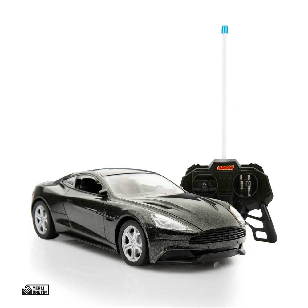 Kumandalı Arabalar, Sunman, 1:20 Uzaktan Kumandalı Suncon Spor Araba Metalik Renk Siyah 28803