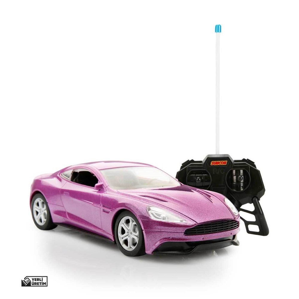 Kumandalı Arabalar, Sunman, 1:20 Uzaktan Kumandalı Suncon Spor Araba Metalik Renk Mor 28803