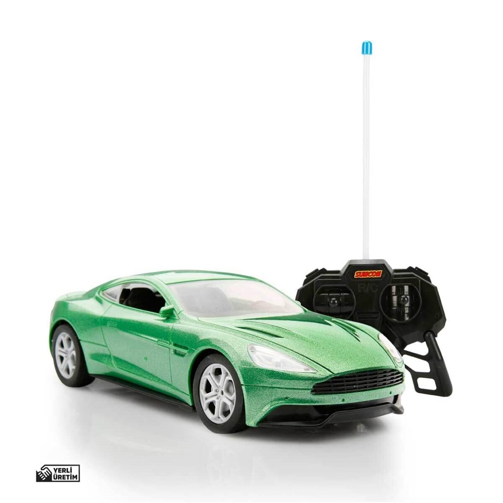 Kumandalı Arabalar, Sunman, 1:20 Uzaktan Kumandalı Suncon Spor Araba Metalik Renk Yesil 28803