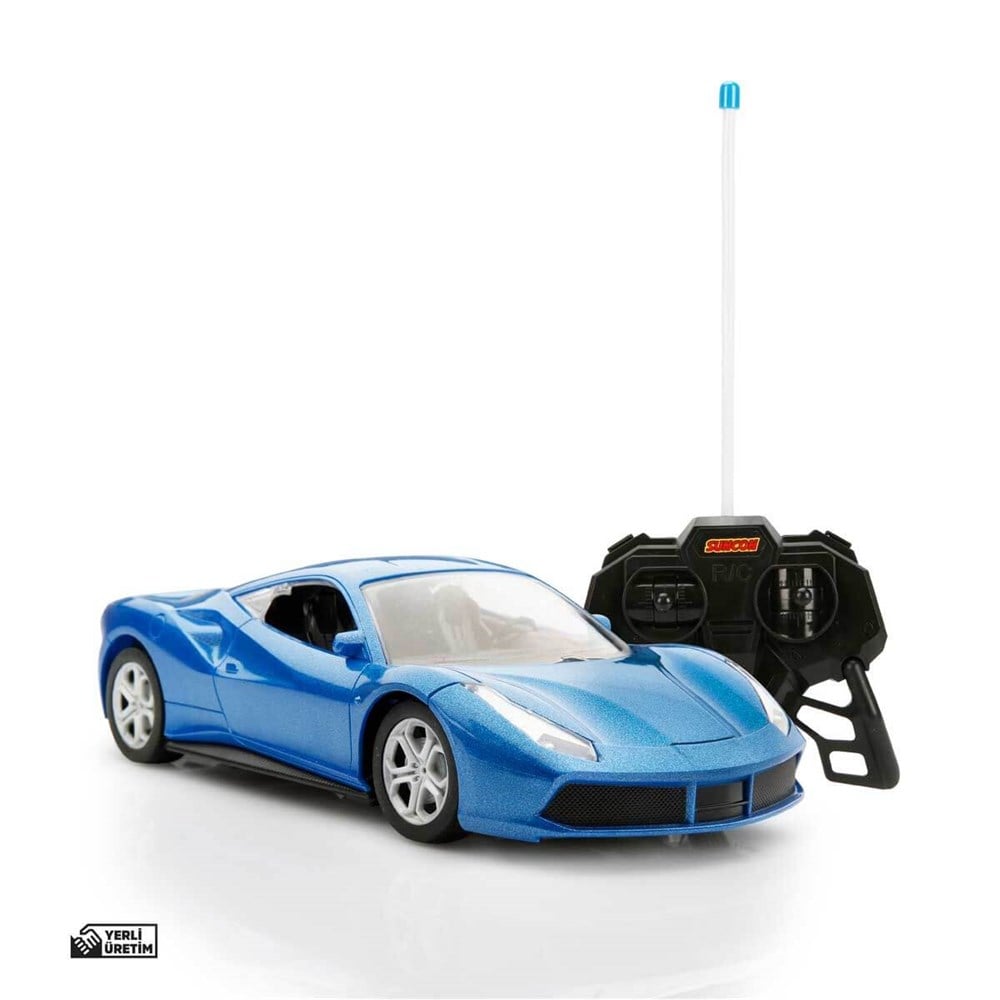 Kumandalı Arabalar, Sunman, 1:20 Uzaktan Kumandalı Suncon Spor Araba Metalik Renk Mavi 2 28803