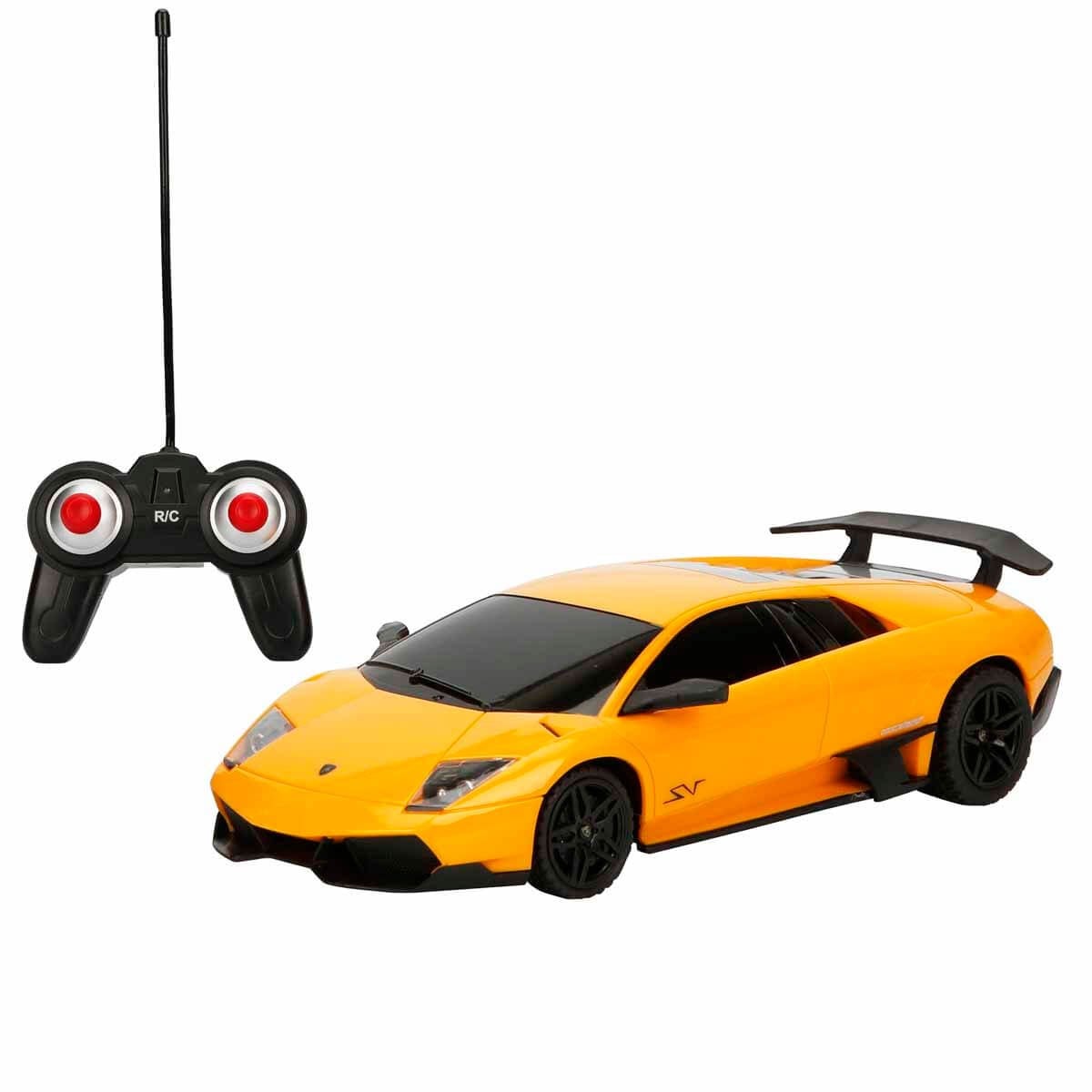 Kumandalı Arabalar, Sunman, 1:24 Lamborghini Murcielago SV Işıklı Uzaktan Kumandalı Araba 39403 Sarı