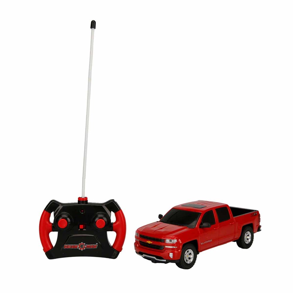 Kumandalı Arabalar, Sunman, 1:26 Uzaktan Kumandalı Chevrolet Silverado Araç 91619 Kırmızı
