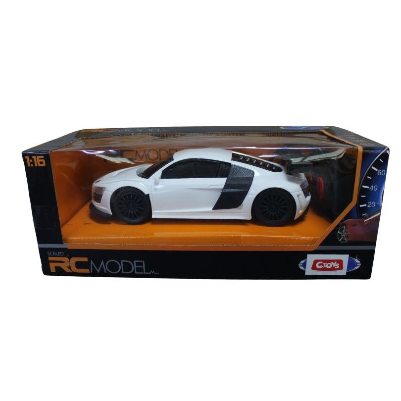 Kumandalı Arabalar, Ceren, CTOY 1:16 Uzaktan Kumandalı Sarjlı Model Araba 61779 Beyaz