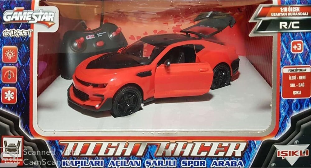 Kumandalı Arabalar, Furkan Toys, GameStar Uzaktan Kumandalı Şarjlı Kapıları Açılan Işıklı Araba FR37180