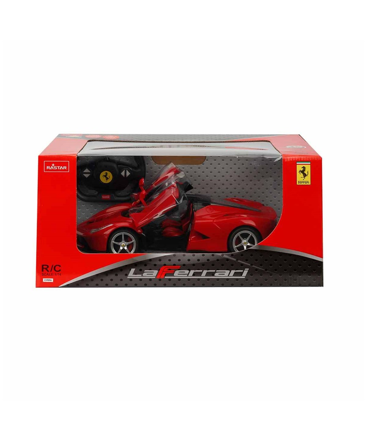 Kumandalı Arabalar, Sunman, Rastar 1:14 Ferrari LaFerrari Uzaktan Kumandalı Işıklı Araba 08787 Kırmızı Renk