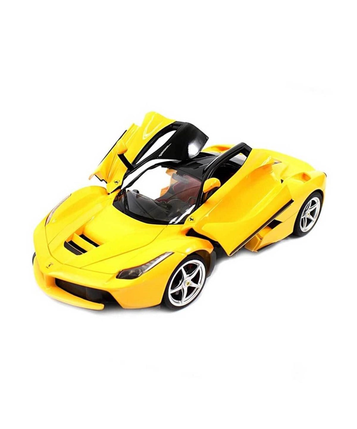 Kumandalı Arabalar, Sunman, Rastar 1:14 Ferrari LaFerrari Uzaktan Kumandalı Işıklı Araba 08787 Sarı Renk