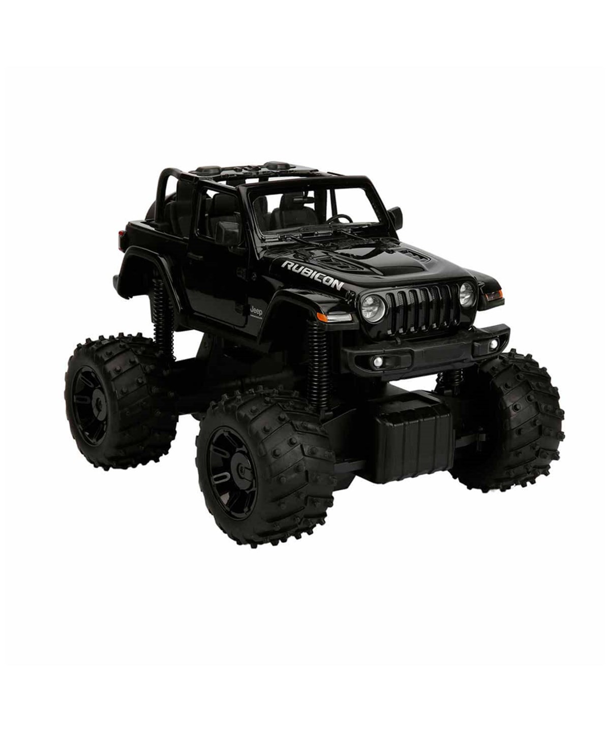 Kumandalı Arabalar, Sunman, Rastar 1:14 Jeep Wrangler Rubicon Uzaktan Kumandalı Araba 28 cm 16119 Siyah Renk