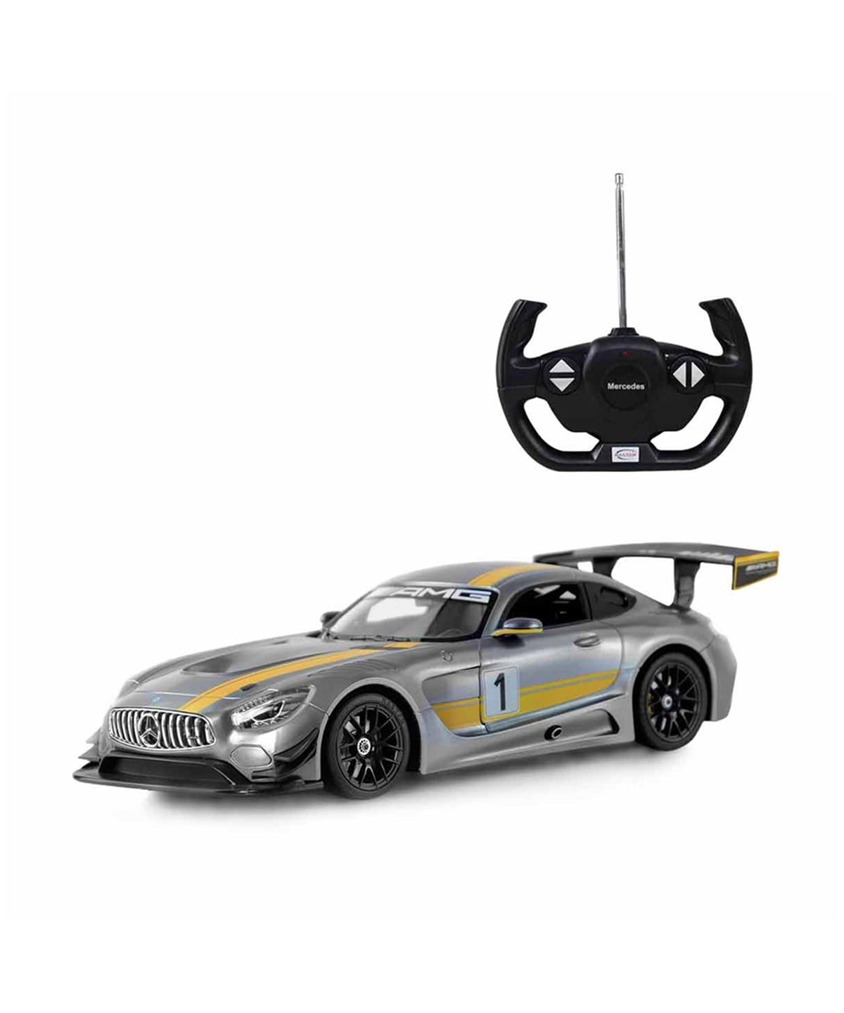 Kumandalı Arabalar, Sunman, Rastar 1:14 Mercedes Amg Gt3 Uzaktan Kumandalı Işıklı Araba