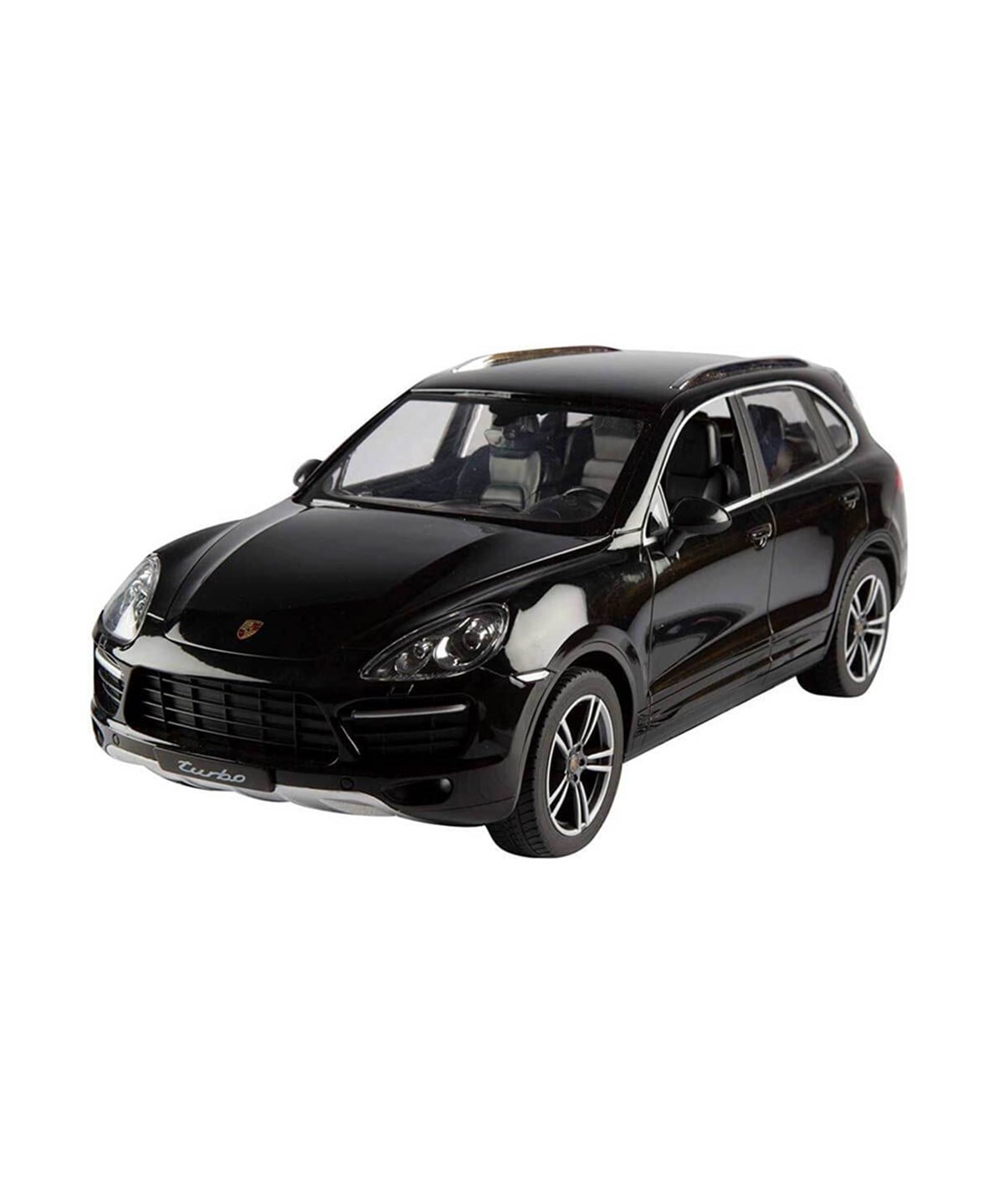 Kumandalı Arabalar, Sunman, Rastar 1:14 Porsche Cayenne Turbo Uzaktan Kumandalı Işıklı Araba  04413 Siyah