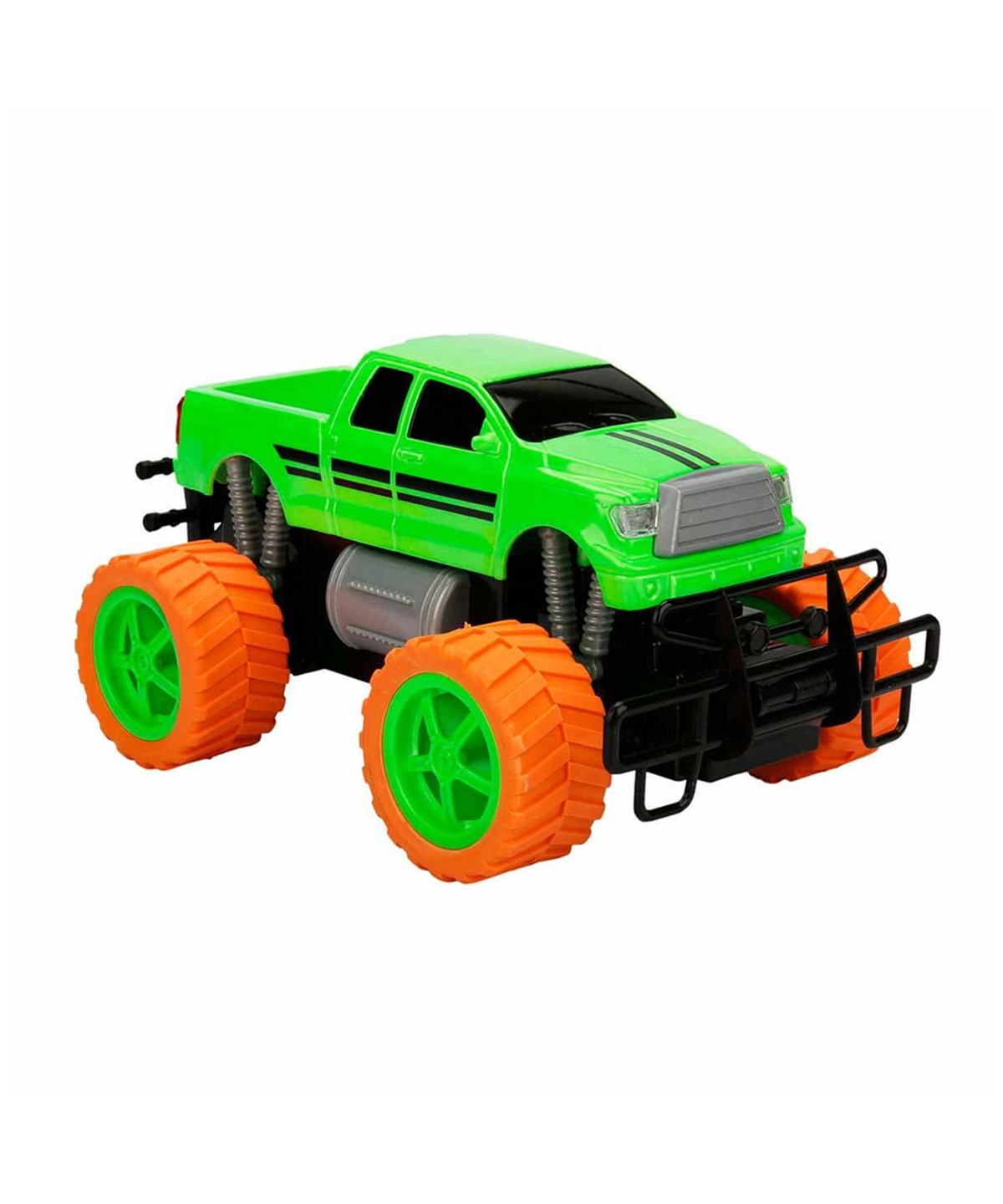 Kumandalı Arabalar, Sunman, Suncon 1:18 Uzaktan Kumandalı Neon Jumbo Weels USB Şarjlı Araba 26 cm 32961 Yeşil Pickup