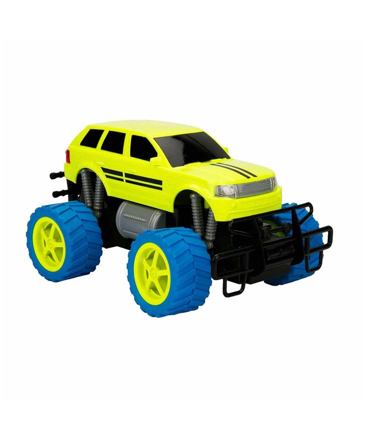 Kumandalı Arabalar, Sunman, Suncon 1:18 Uzaktan Kumandalı Neon Jumbo Weels USB Şarjlı Araba 26 cm 32961 Sarı Jeep
