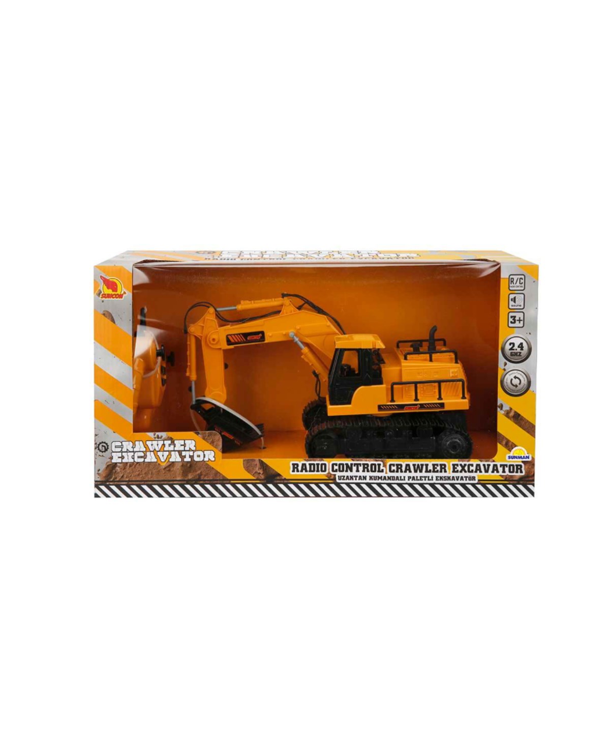 Kumandalı Arabalar, Sunman, Sunman 1:45 Uzaktan Kumandalı Sesli Paletli Ekskavatör 30 cm