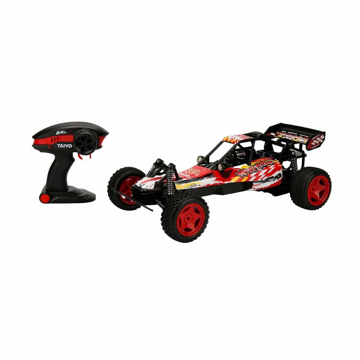 Kumandalı Arabalar, Sunman, Sunman Taiyo 1:8 Trail Racer 2.4GHZ.7.4V Şarjlı Uzaktan Kumandalı Araba 15090 Kırmızı