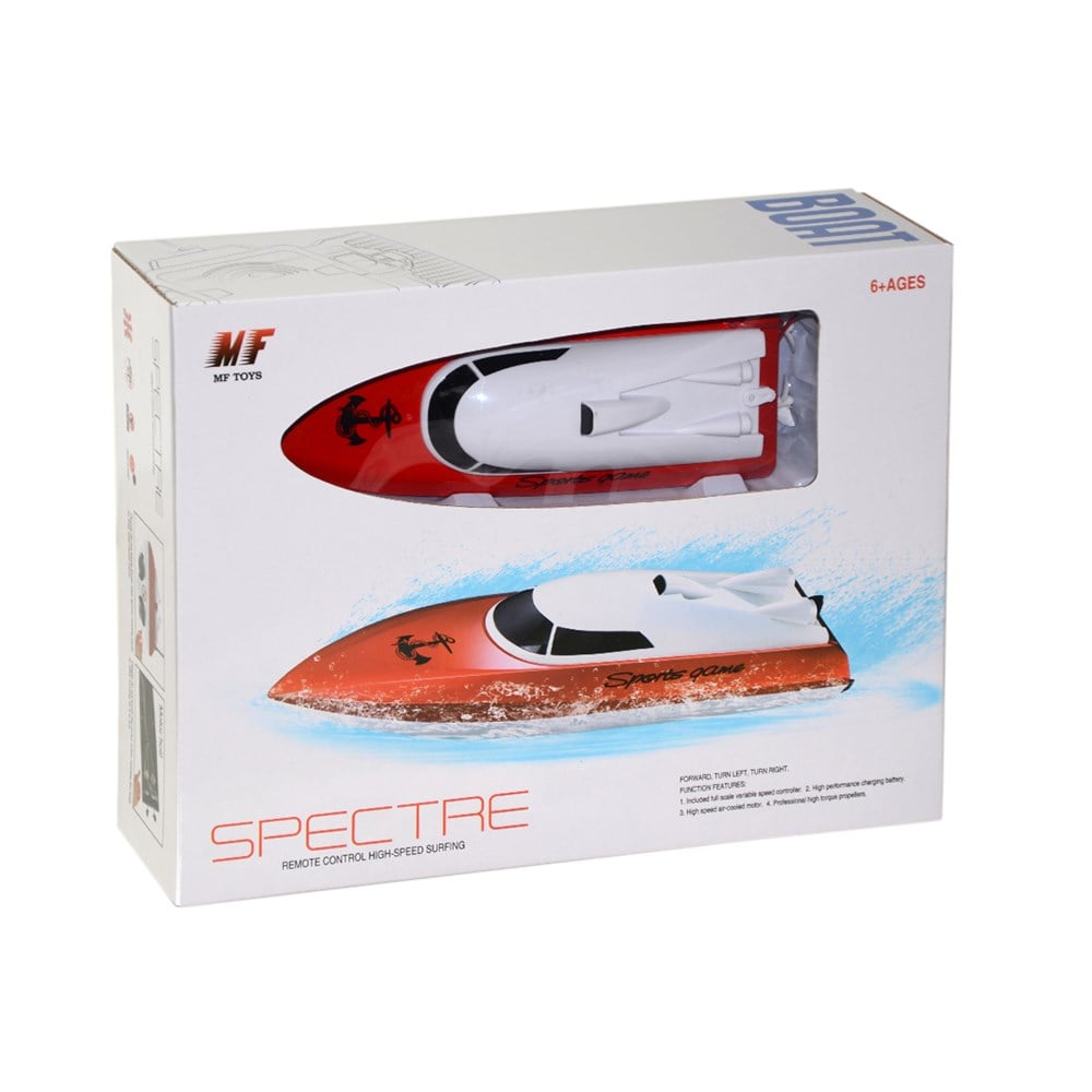 Kumandalı Arabalar, Can-Em, Uzaktan Kumandalı Şarjlı Sürat Teknesi Yat Kırmızı 76688