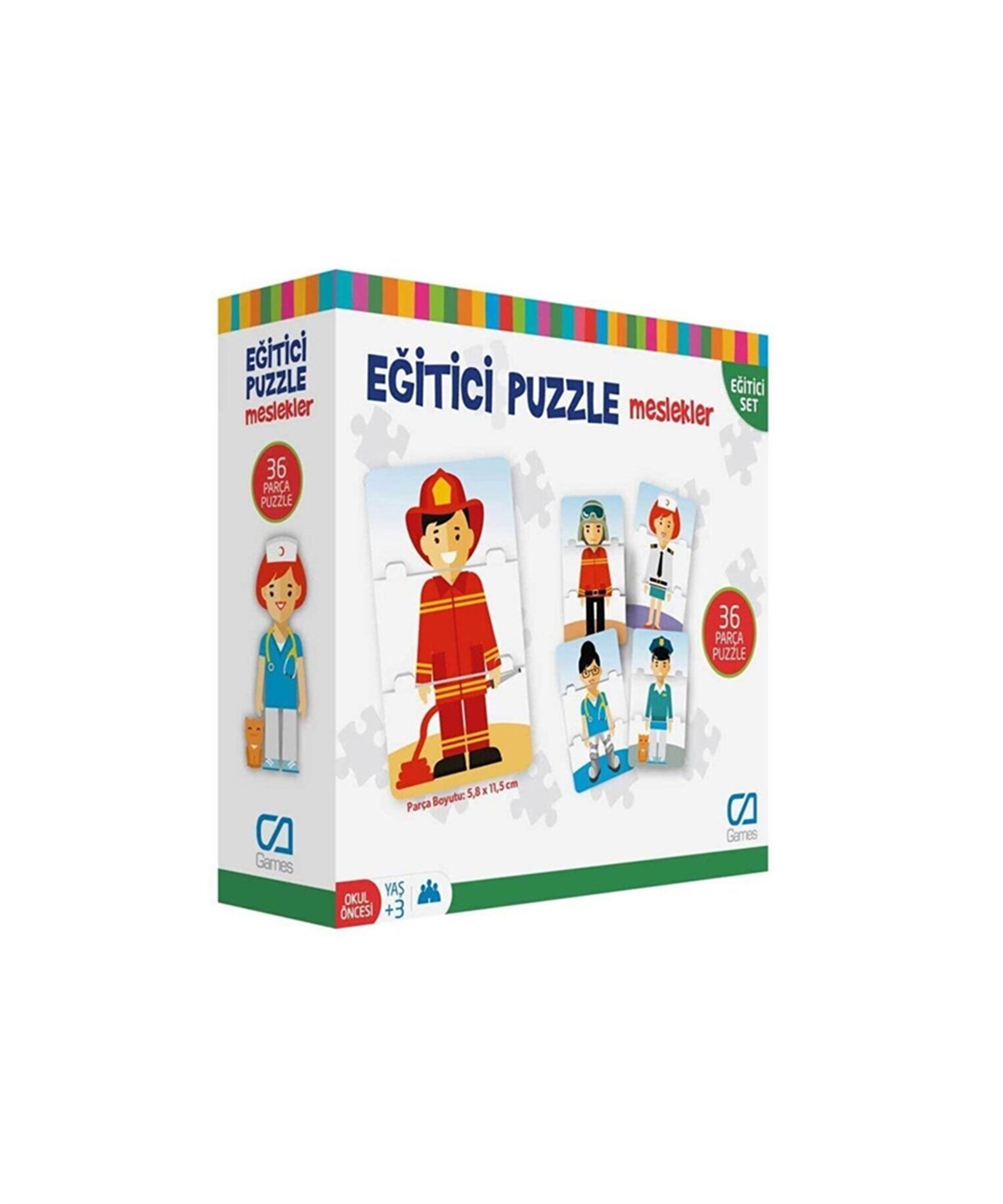 Kutu Oyunları, CA Games, CA Games 5030 Eğitici Puzzle - Meslekler