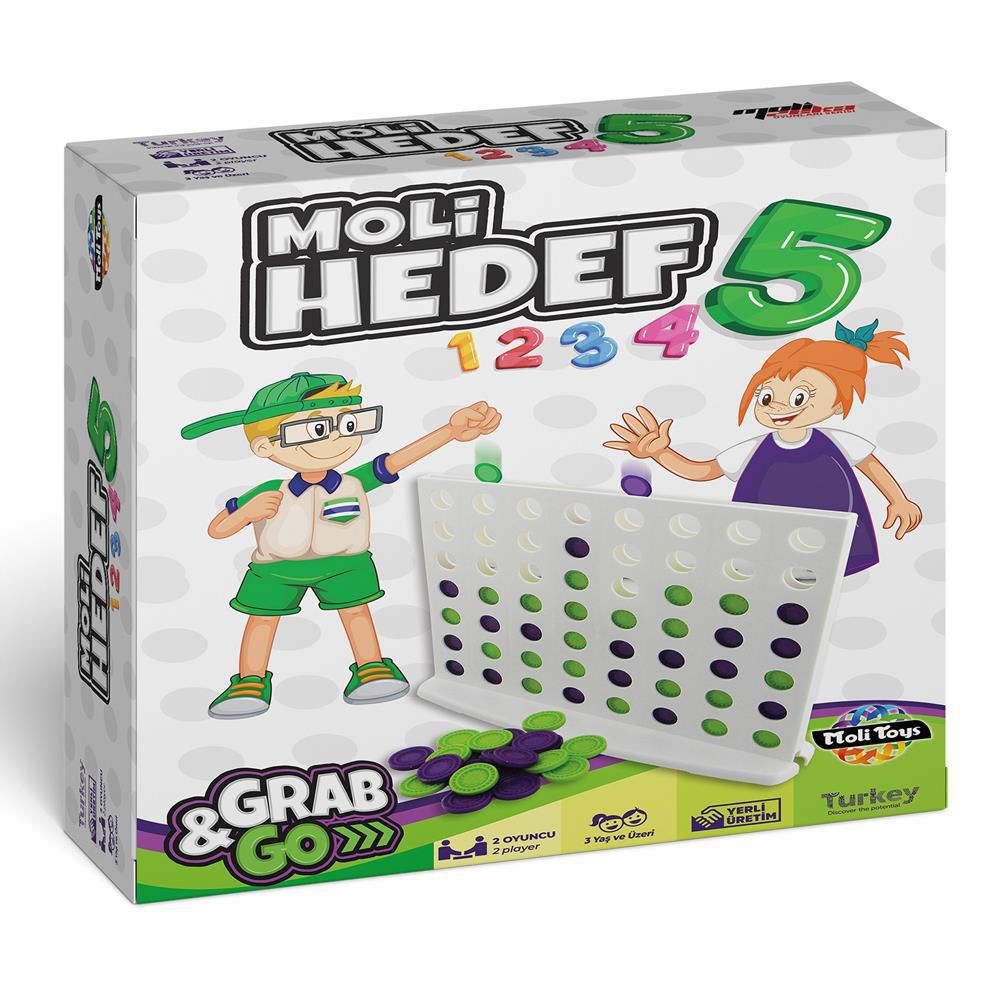 Kutu Oyunları, Moli Toys, Moli Toys Hedef 5 Akıl Mantık Zeka ve Strateji Oyunu