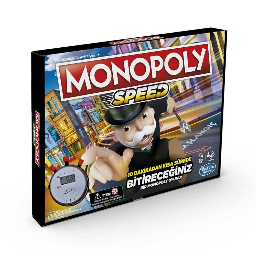 Kutu Oyunları, Hasbro Game, Monopoly Speed E7033
