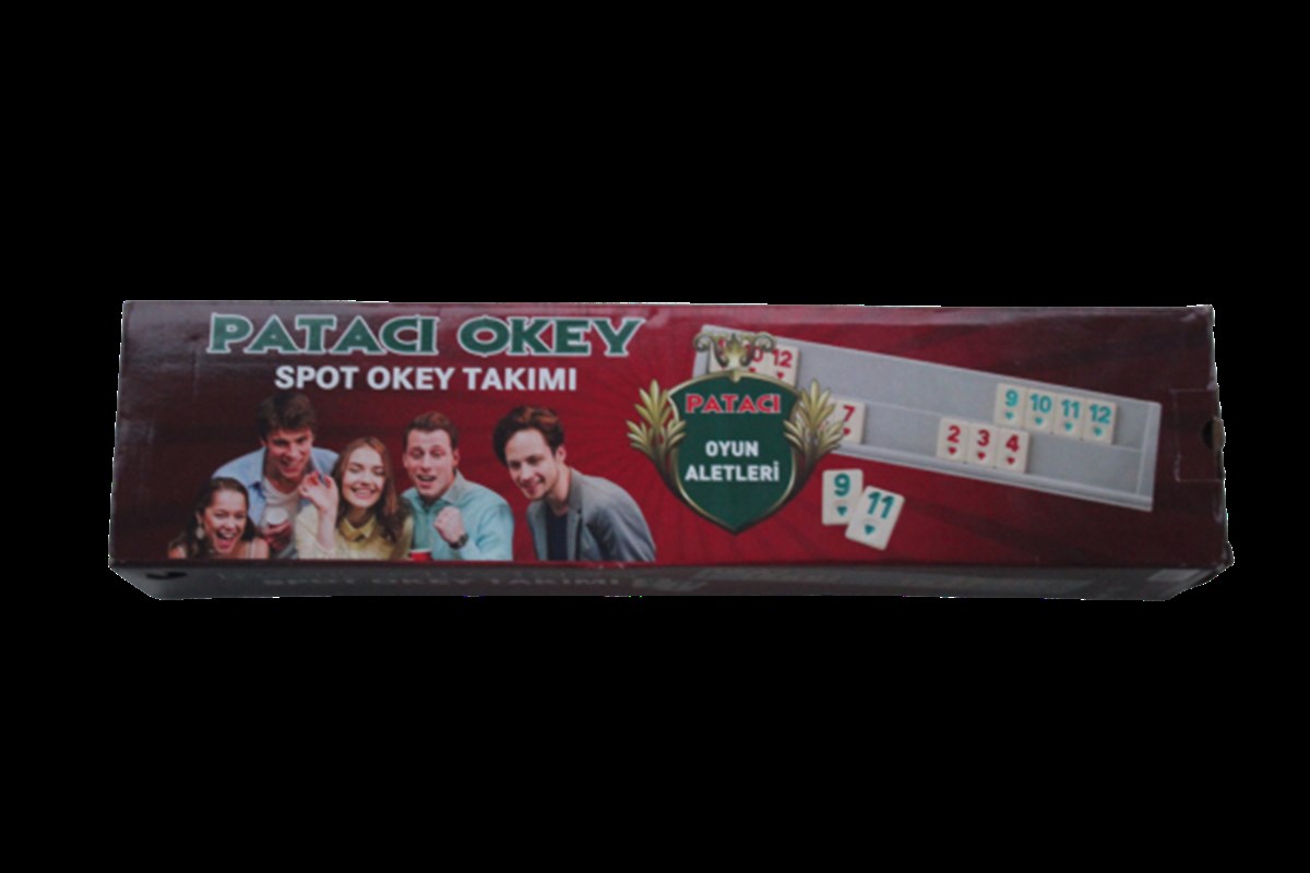 Kutu Oyunları, FLASH OKEY, PATACI PLASTİK OKEY TAKIMI PLASTİK TAŞLI