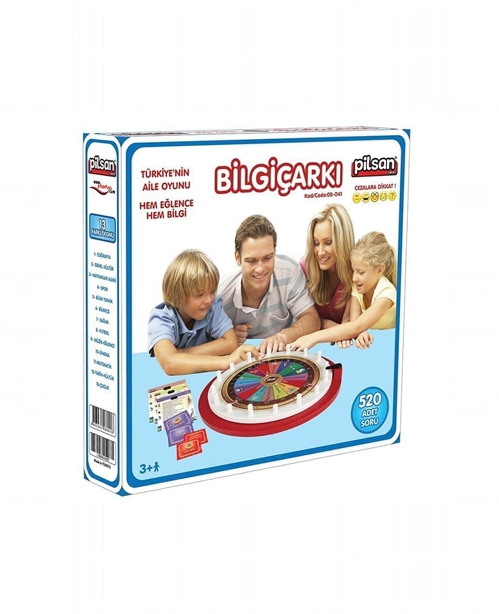 Kutu Oyunları, Pilsan, Pilsan Bilgi Çarkı Aile Kutu Oyunu 08-041
