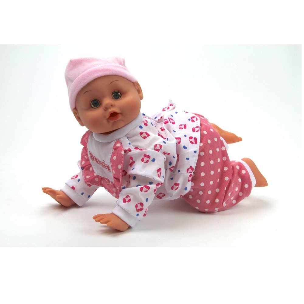 Kutulu Emekleyen Bebek 13inch (Başını Sallar) 3322-6