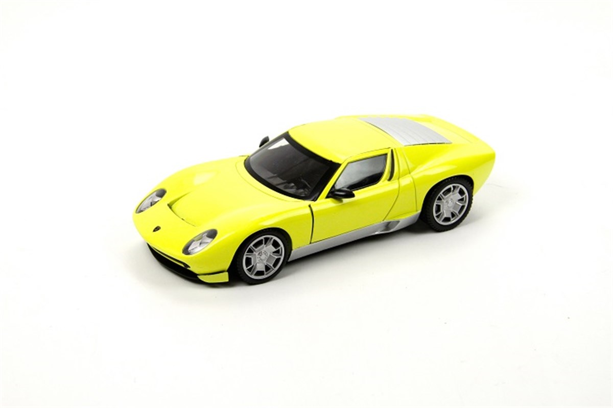 Lamborghini Miura Concept 1:24 Koleksiyon Model Araba Sarı Motor Max