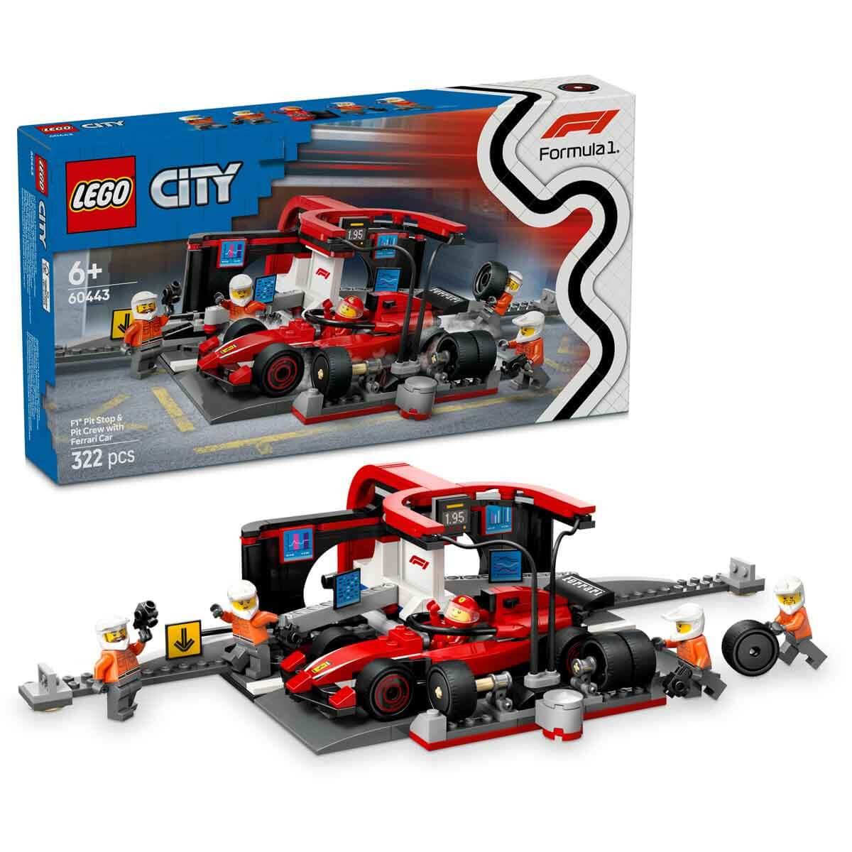 Lego City, Lego, LEGO City Ferrari Arabalı F1 Pit Stop ve Pit Ekibi 60443