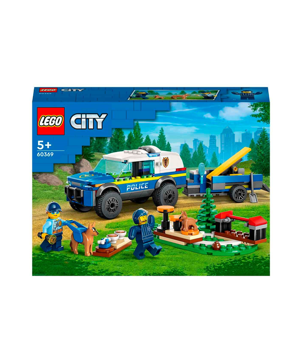 Lego City, Lego, LEGO City Mobil Polis Köpeği Eğitimi 60369