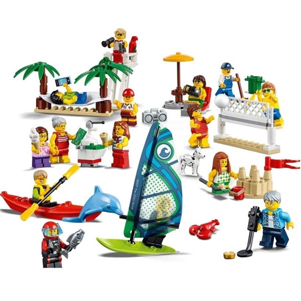 Lego City İnsan Paketi Plajda Eğlence 60153