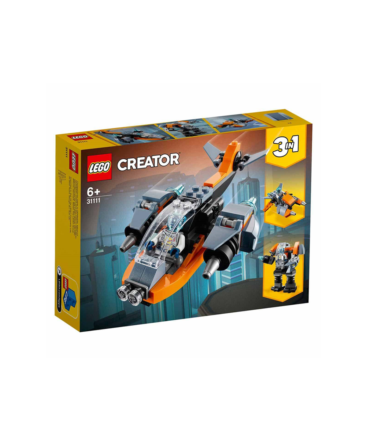 Lego Creator, Lego, LEGO Creator Siber İnsansız Hava Aracı 31111