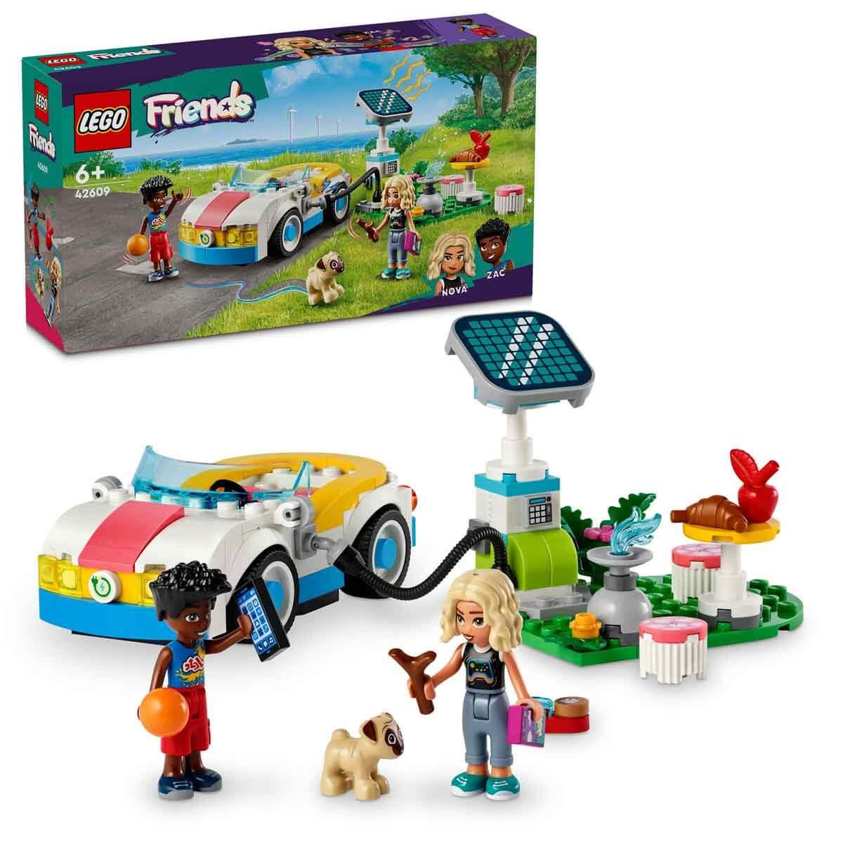 Lego Friends, Lego, LEGO Friends Elektrikli Araba ve Şarj İstasyonu 42609