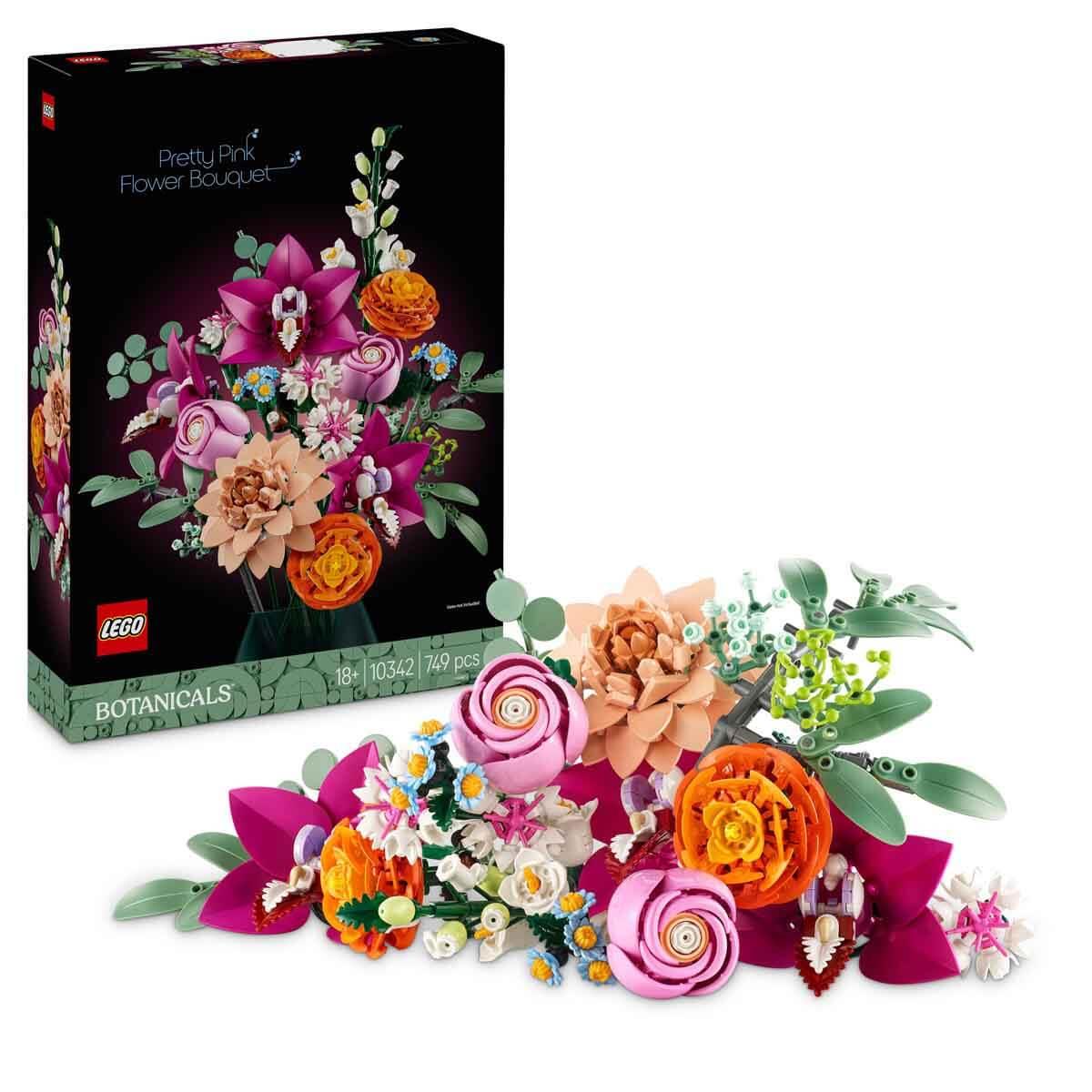 Lego Oyun Setleri, Lego, LEGO Botanicals Pembe Çiçek Buketi 10342