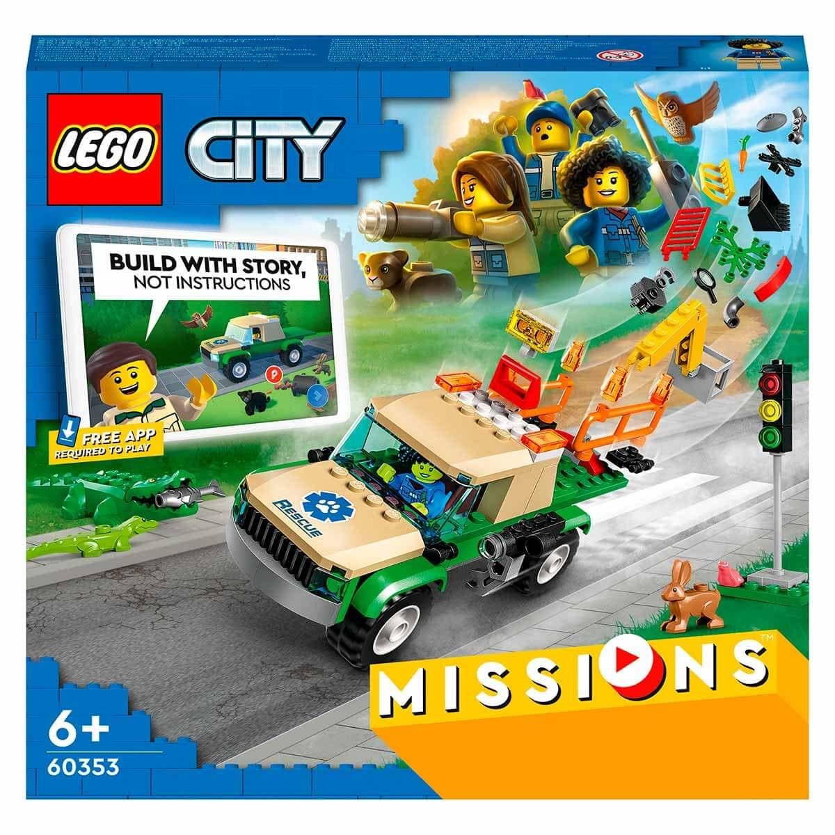 Lego Oyun Setleri, Lego, LEGO City Vahşi Hayvan Kurtarma Görevleri 60353
