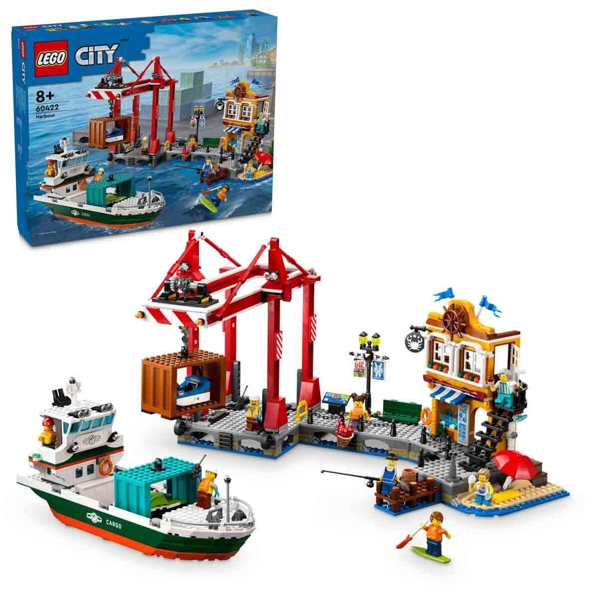 Lego Oyun Setleri, Lego, LEGO City Yük Gemili Liman 60422
