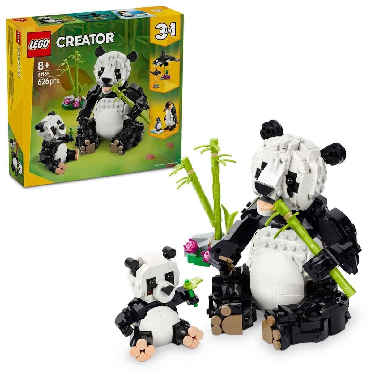 Lego Oyun Setleri, Lego, LEGO Creator 3'ü 1 Arada Vahşi Hayvanlar: Panda Ailesi 31165