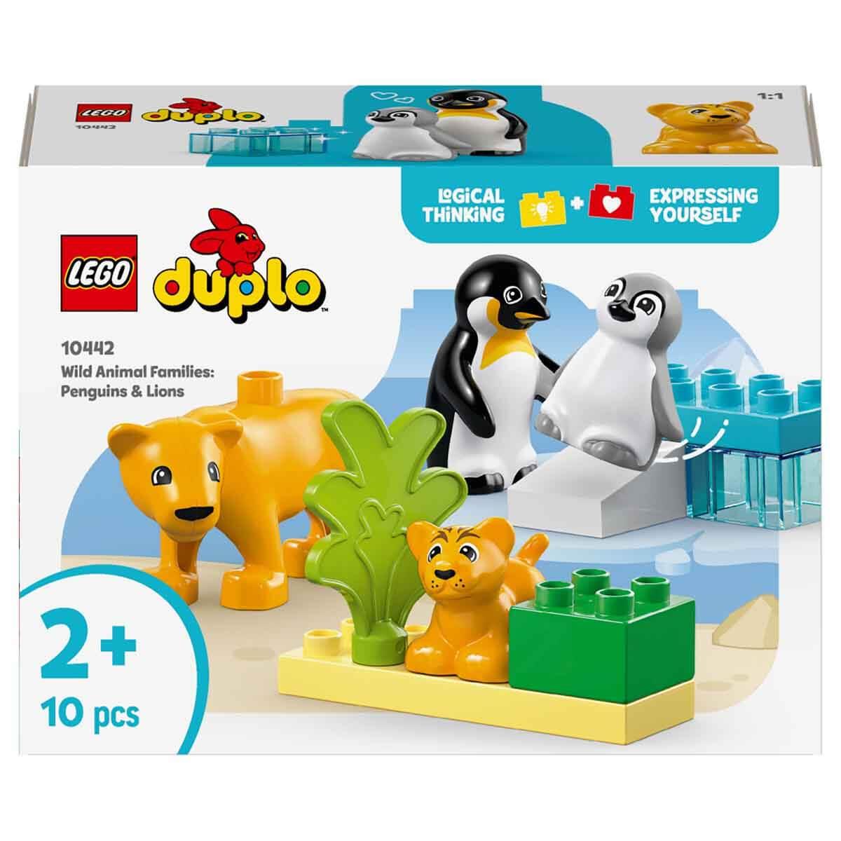 Lego Oyun Setleri, Lego, LEGO DUPLO Kasabası Vahşi Hayvan Aileleri: Penguenler ve Aslanlar 10442