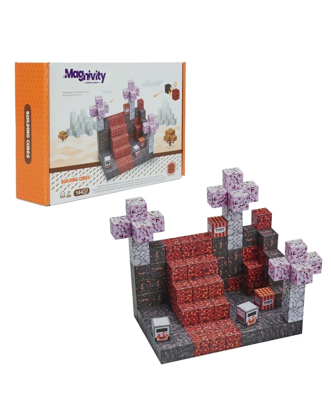Lego Setleri, MEGA OYUNCAK, Magnivity Manyetik Bloklar 144 Parça