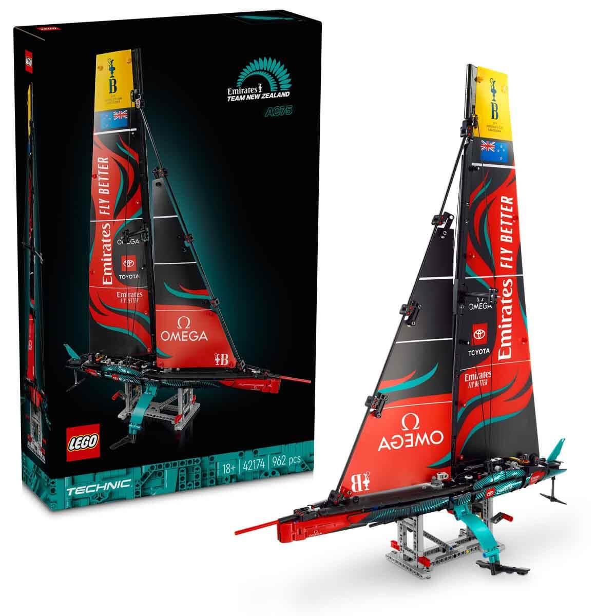 Lego Technic, Lego, LEGO Technic Emirates Team New Zealand AC75 Yat 42174