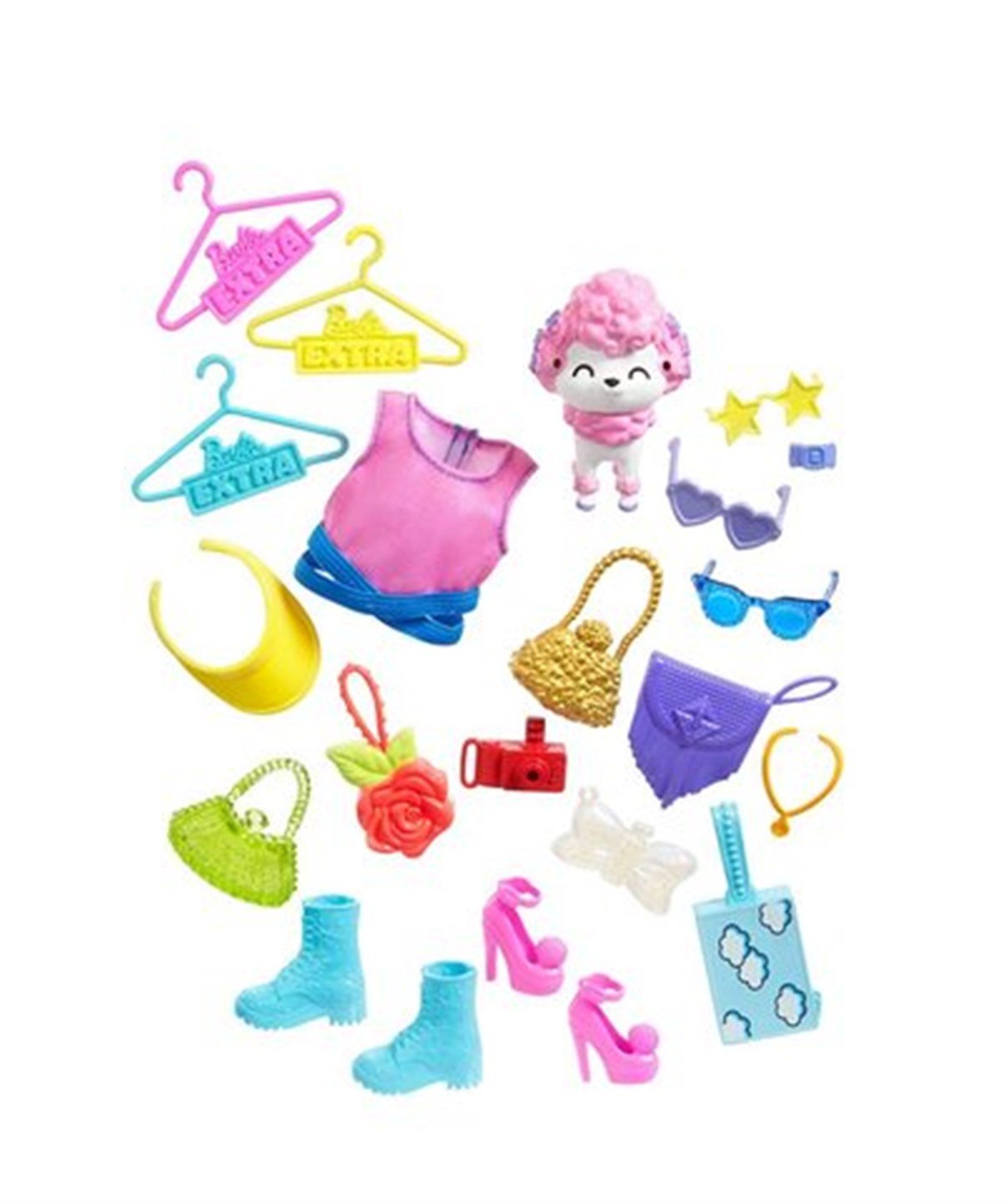 Makyaj ve Güzellik Setleri, Barbie, Barbie Extra Kıyafet Otomatı Oyun Seti HFG75