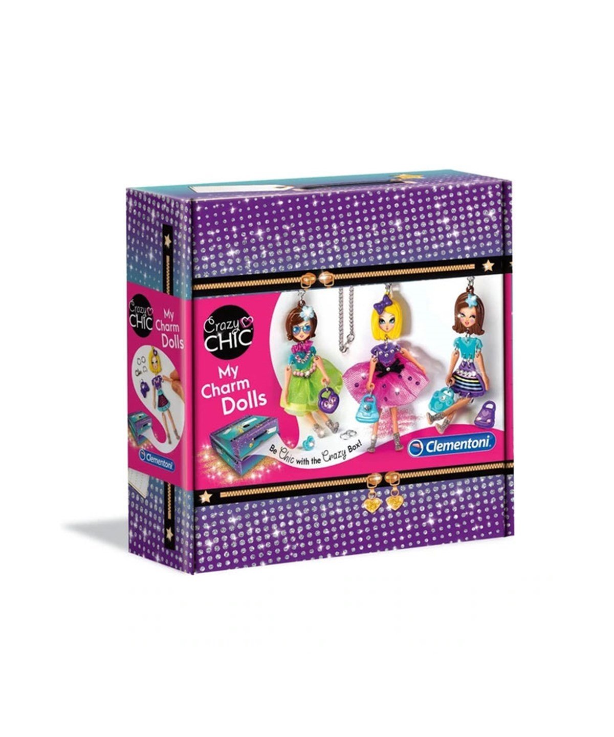 Makyaj ve Güzellik Setleri, Clementoni, Clementoni Crazy Chic Bebek Kolyeler 18587