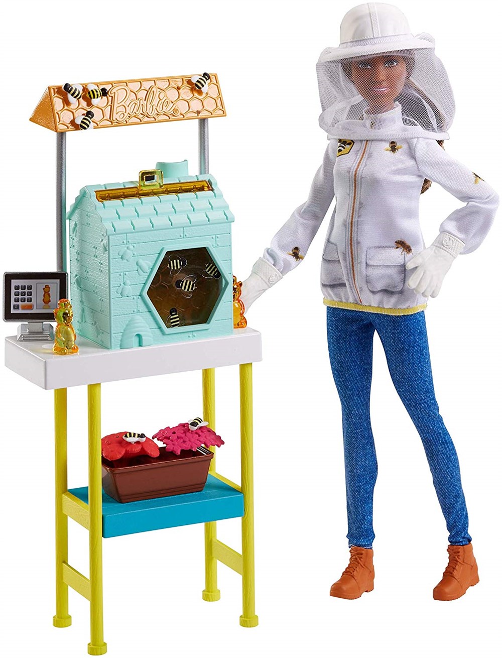 Manken Bebekler, Barbie, Barbie Ben Büyüyünce Meslek Setleri Arı Yetiştiricisi DHB63 FRX32