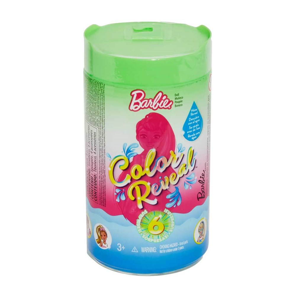 Manken Bebekler, Barbie, Barbie Color Reveal Renk Değiştiren Sürpriz Chelsea Bebekler S1 GPD41