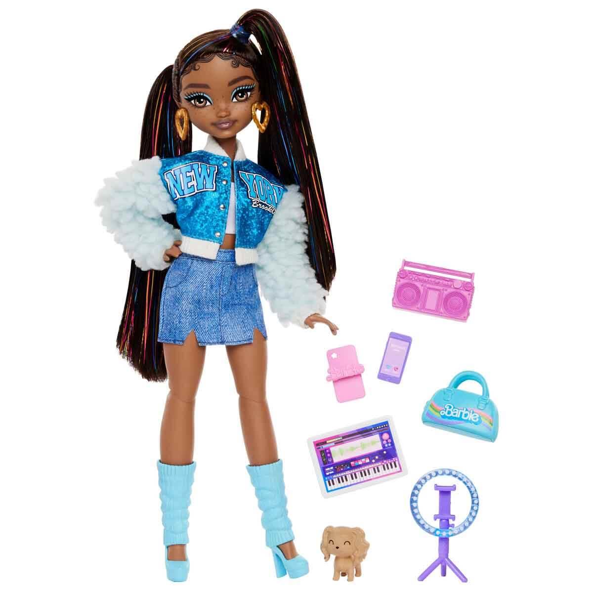 Manken Bebekler, Mattel, Barbie Dream Besties Barbie Brooklyn Bebek ve Aksesuarları HYC22