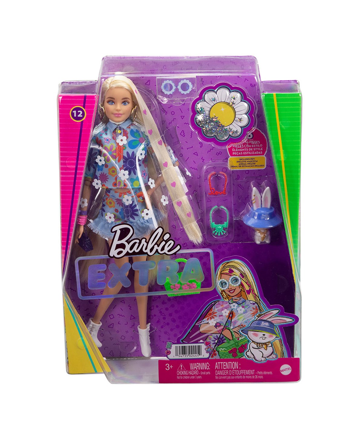 Manken Bebekler, Barbie, Barbie Extra Mavi Etekli Bebek HDJ45