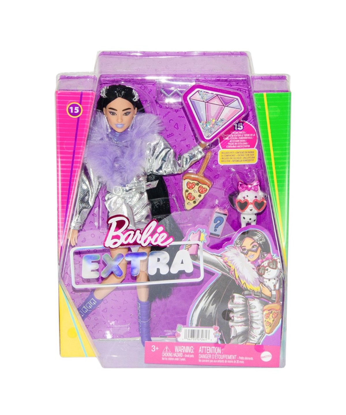 Manken Bebekler, Barbie, Barbie Extra Mor Botlu Bebek HHN07